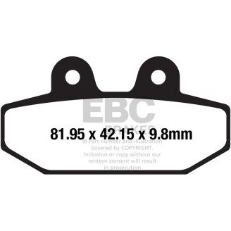 Ebc Disc Pad Set for HARLEY DAVIDSON FXBB Street Bob 45 18-20 and other model Brake Pads EBC