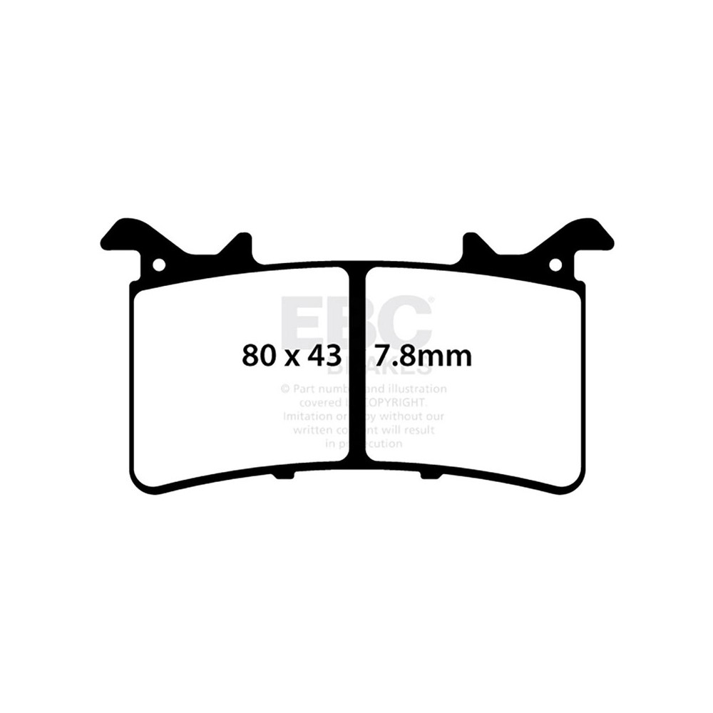 Brake Pads Hh FA757HH - FA757HH