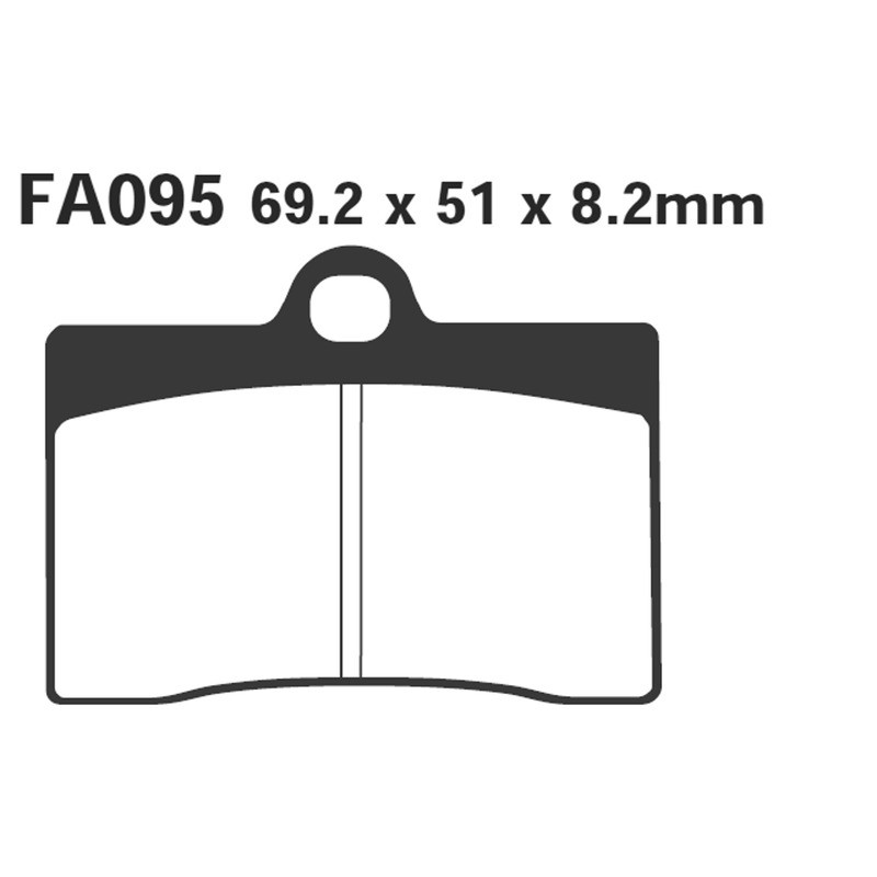 Brake Pads Epfa Ducati MONSTER600/750/900 for DUCATI Monster 600/750/900 93-99 and other model Brake Pads EBC
