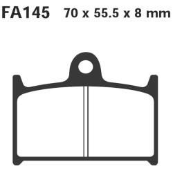 Pastiglie Epfa Tz 250 89-02ANT. per YAMAHA TZ 250 89-02 Ant. nd Pastillas de freno EBC