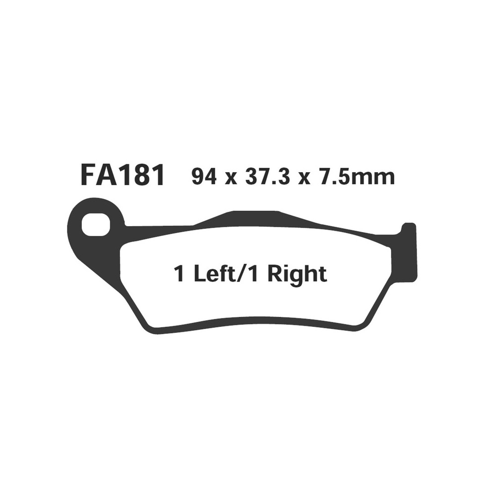 Brake Pads Epfa Ducati MONSTER695 Front - EPFA181HH