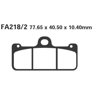 Brake Pads Epfa Brembo 4 Pist. Brake Pads EBC
