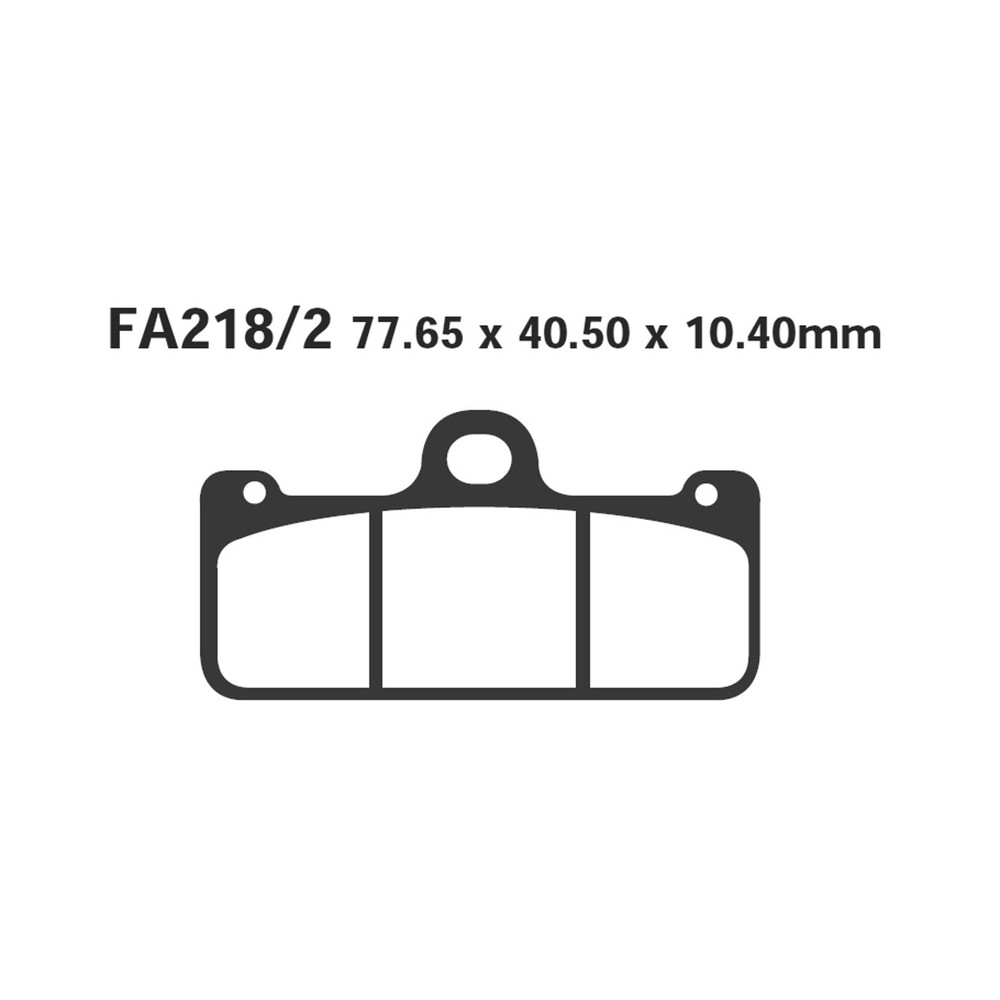 Brake Pads Epfa Brembo 4 Pist. - EPFA218/2HH