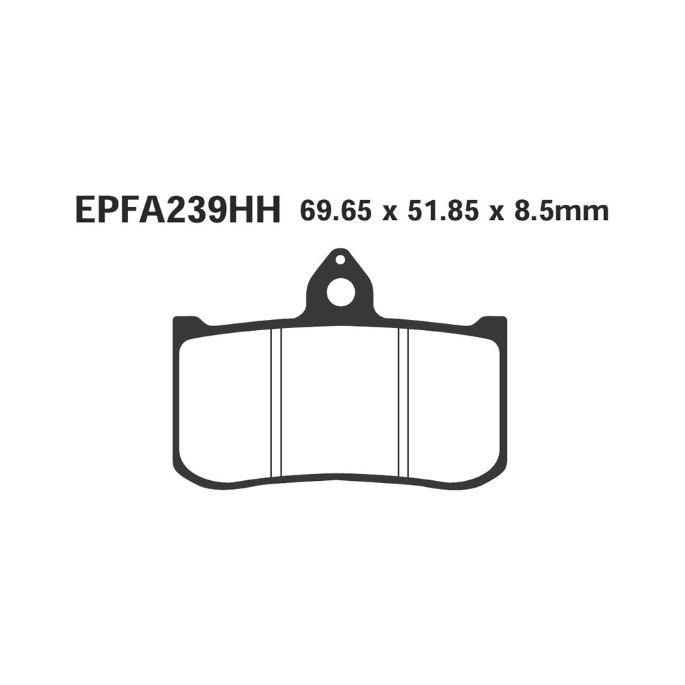 Brake Pads Epfa Honda Rs 12595-03 Front - EPFA239HH