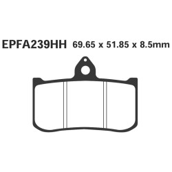 Brake Pads Epfa Honda Rs 12595-03 Front for HONDA Racing RS 125 95-03 Ant. nd Brake Pads EBC