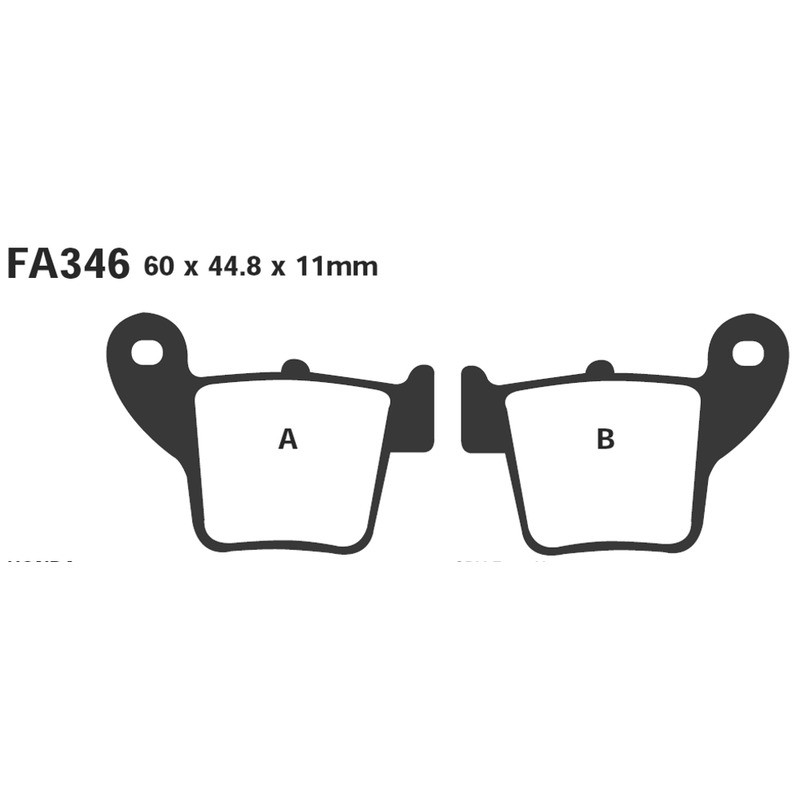 Pastiglie Epfa Hm Honda Dallara Pastiglie Freno EBC