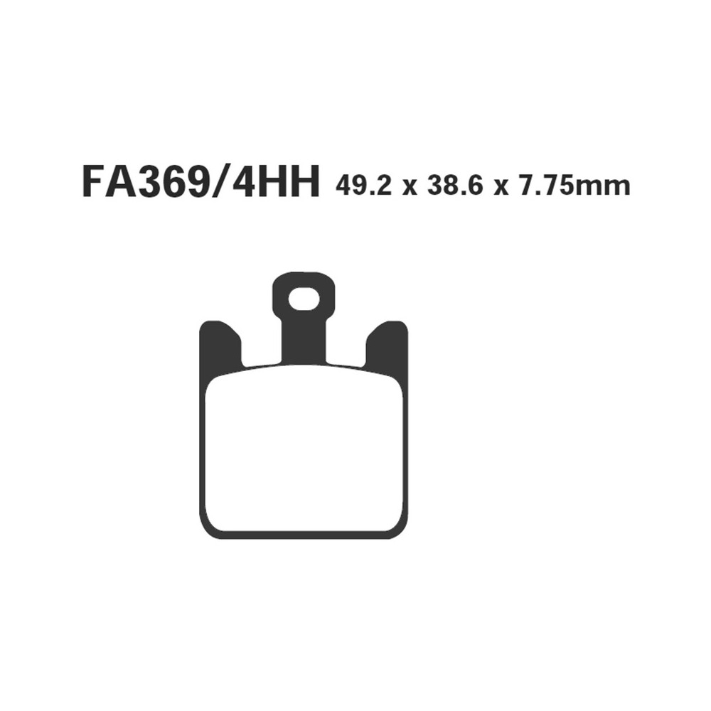Brake Pads Epfa Kawa Zx-6R/RR03- 2CP 4PZ - EPFA369/4HH