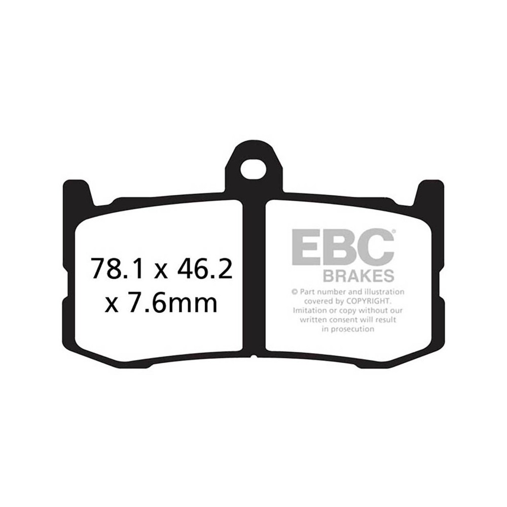Brake Pads Epfa Triumph Daytona 675 09- Front - EPFA491HH