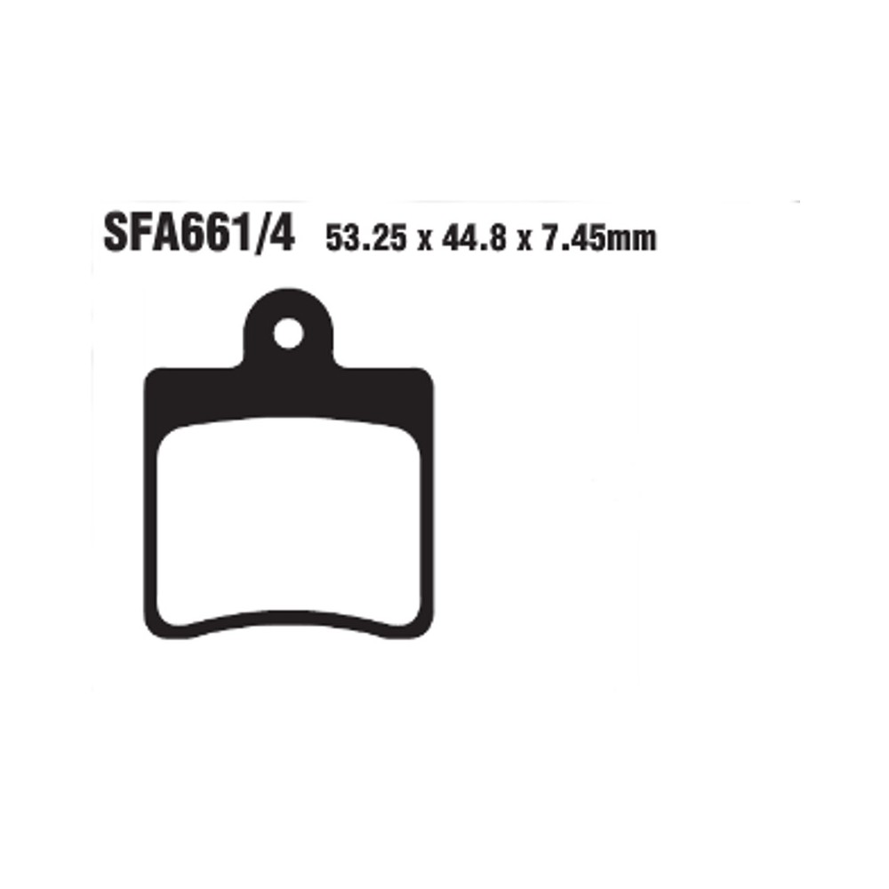 Set Brake Pads Sfac Daelimb-Bone 09-14 - SFAC661/4
