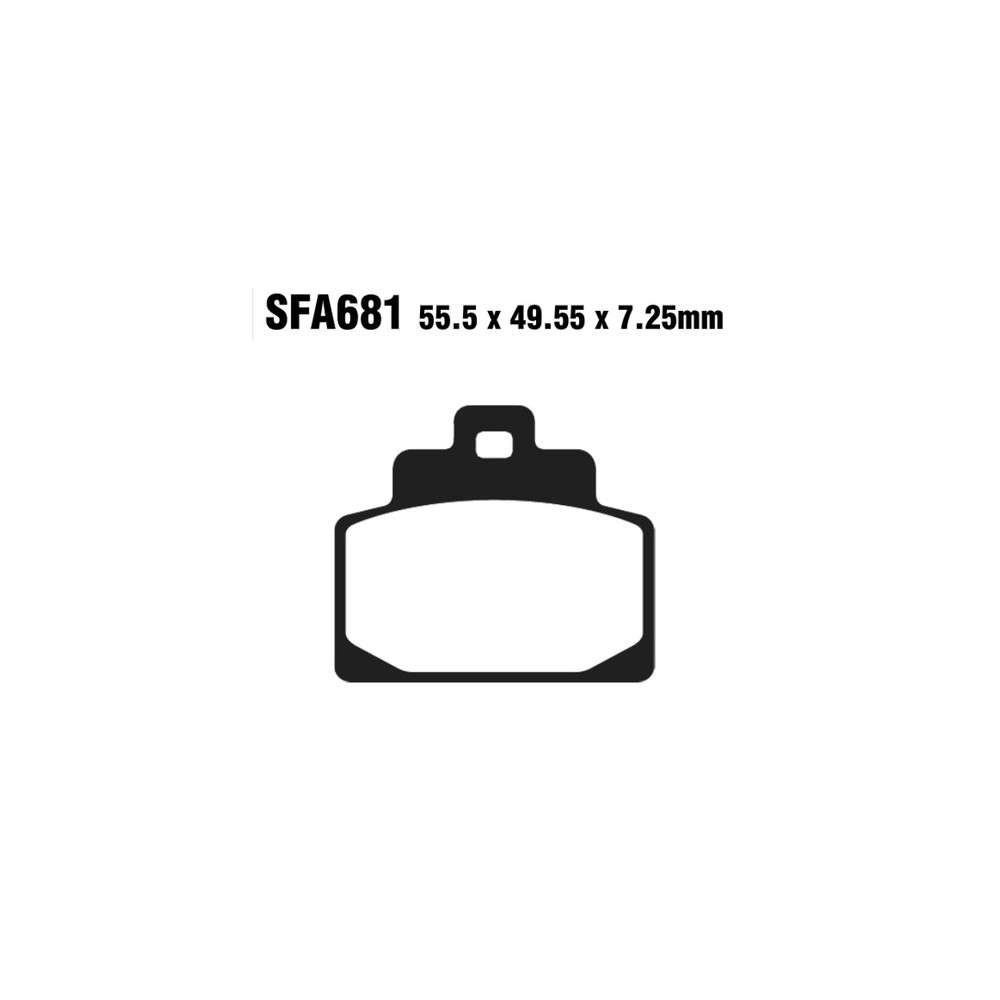 Brake Pads Sfac Piaggio MP314-15 - SFAC681