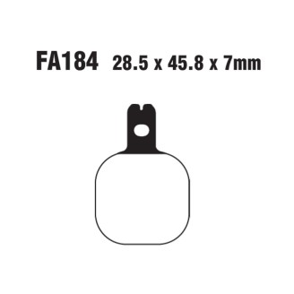 Brake Pads Gpfax Pinze Radialiisr - GPFAX184HH