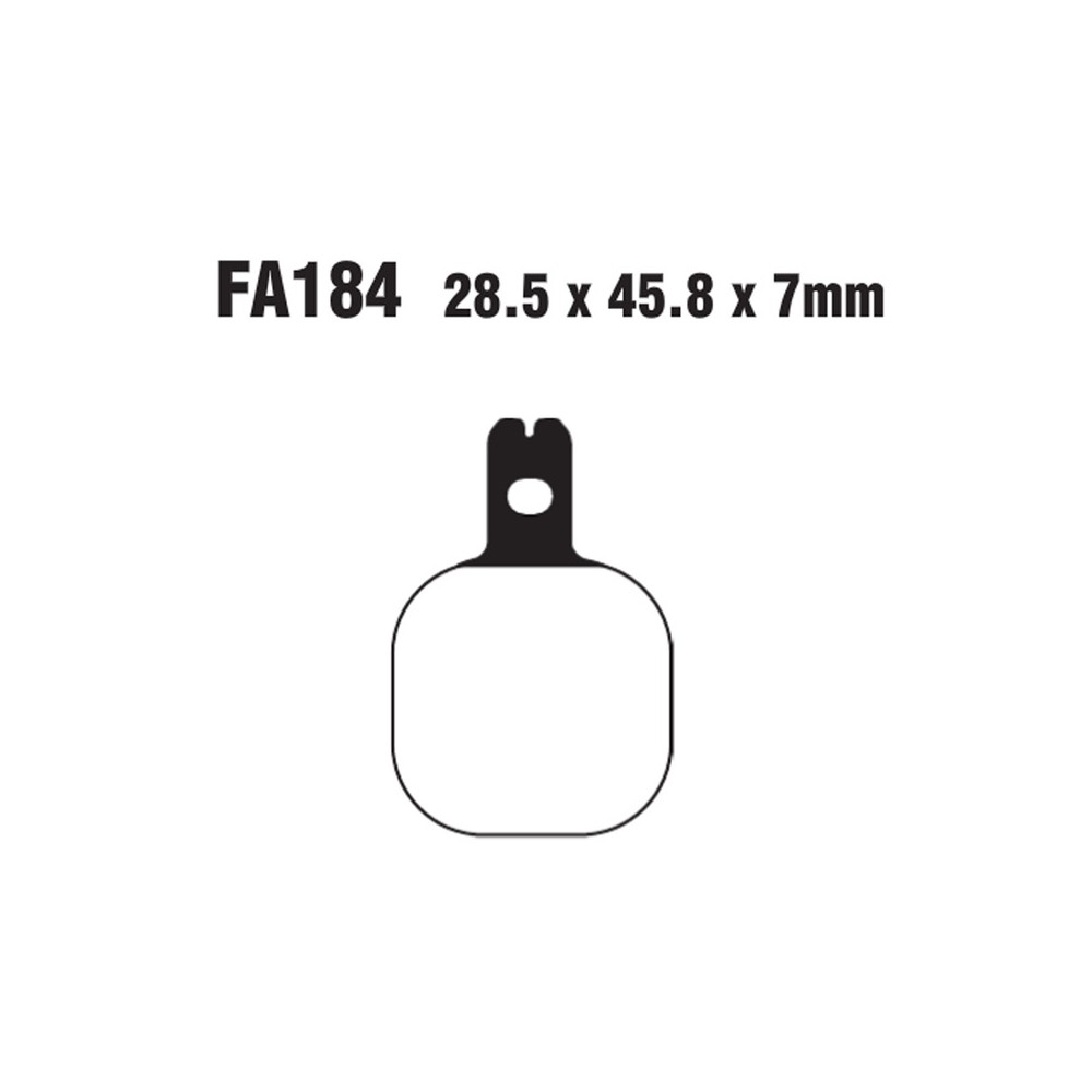 Brake Pads Gpfax Pinze Radialiisr - GPFAX184HH