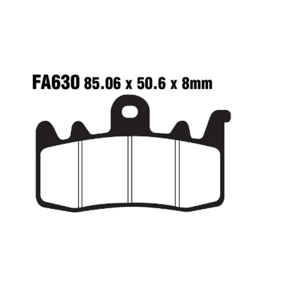 Brake Pads Gpfax Duc.PANIGALE899 14-15 Front - GPFAX630HH