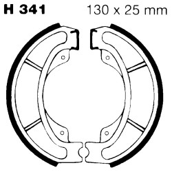 Ganasce Honda CH250 Ganasce Freno EBC