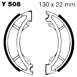 Ganasce Yamaha YZ125 Ganasce Freno EBC