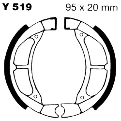 Ganasce Yamaha CG50 E Ganasce Freno EBC