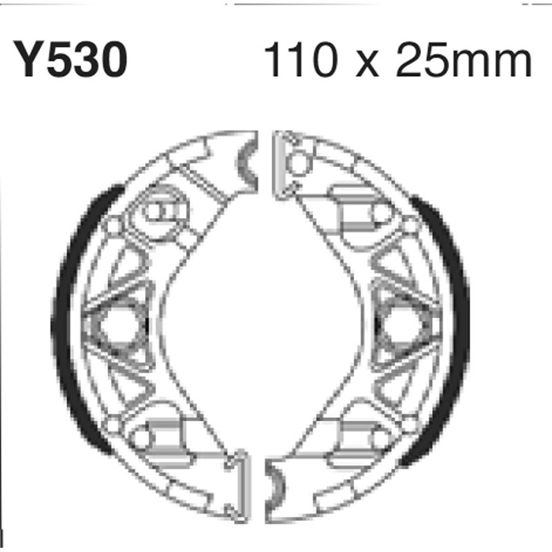Ganasce Yamaha Bws 50,Cv 50JOG per YAMAHA BWs 50 nd e altri modelli Ganasce Freno EBC