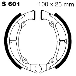 Ganasce Suzuki Rg 50 84-02 per SUZUKI RG 50 84-02 Ganasce Freno EBC