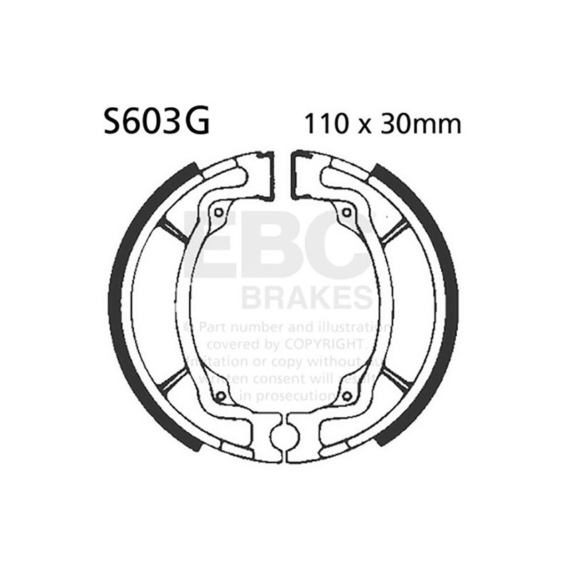 Brake Shoe S603G Ganasce Freno EBC