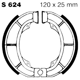 Brake Shoe Suzuki CP50 Chf Ganasce Freno EBC