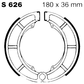 Brake Shoe Suzuki VS750 Ganasce Freno EBC
