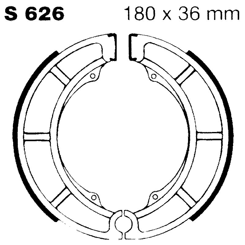 Ganasce Suzuki VS750 Ganasce Freno EBC