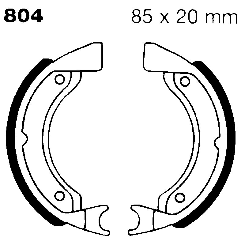 Brake Shoe Jawa Moped 50 Ganasce Freno EBC