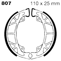 Brake Shoe Malaguti Crosserrear Ganasce Freno EBC