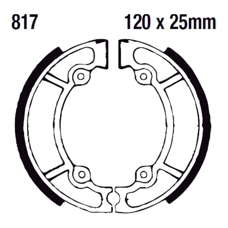 Brake Shoe Aprilia Habana 50 Ganasce Freno EBC