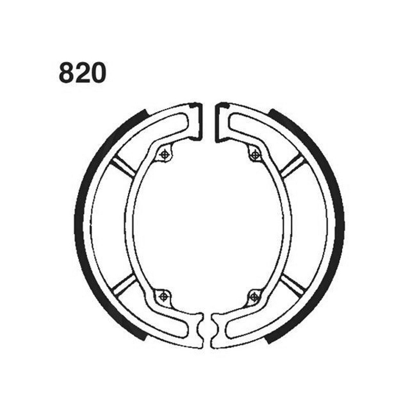 Brake Shoe Sym Shark 50/125/150 Ganasce Freno EBC
