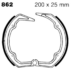 Brake Shoe Bmw R65 Ls 81-85 for BMW R65 LS 81-85 Ganasce Freno EBC