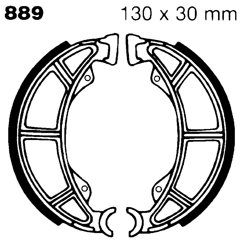 Brake Shoe Montesa Ganasce Freno EBC