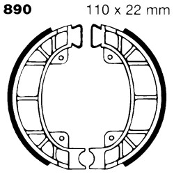 Brake Shoe Scatto-Zum Ganasce Freno EBC
