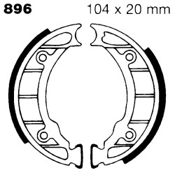 Brake Shoe Ciclomotore Ganasce Freno EBC