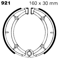 Ganasce Aprilia Classic 125POST. Ganasce Freno EBC