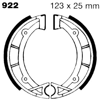 Brake Shoe Fantic Caballero 50 Ganasce Freno EBC