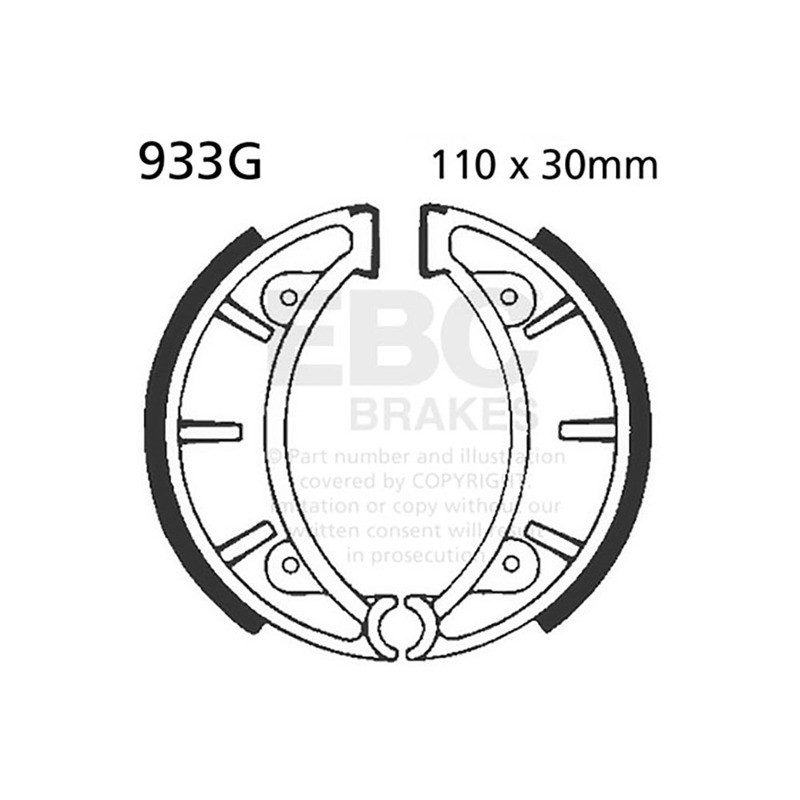 Brake Shoe Montesa-Honda Ganasce Freno EBC