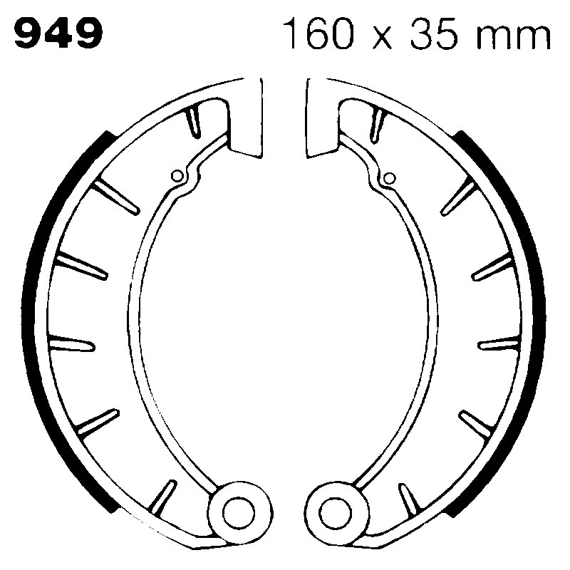 Brake Shoe Cz Jawa Ganasce Freno EBC