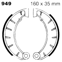 Ganasce Cz Jawa Ganasce Freno EBC