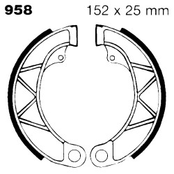 Brake Shoe Lambretta LI125/175 Ganasce Freno EBC