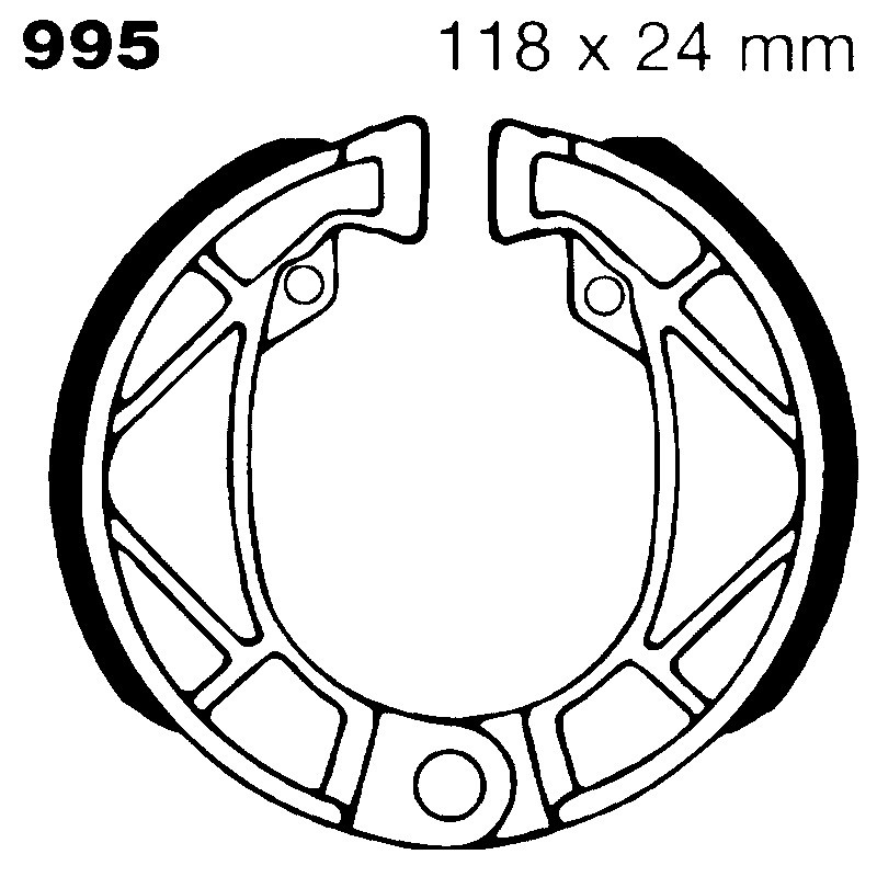 Brake Shoe Fantic Oasis Ganasce Freno EBC