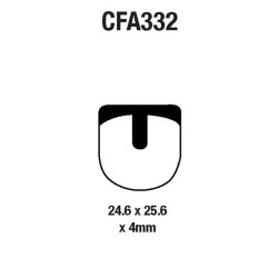 Brake Pads Mtb CFA332 Brake Pads EBC