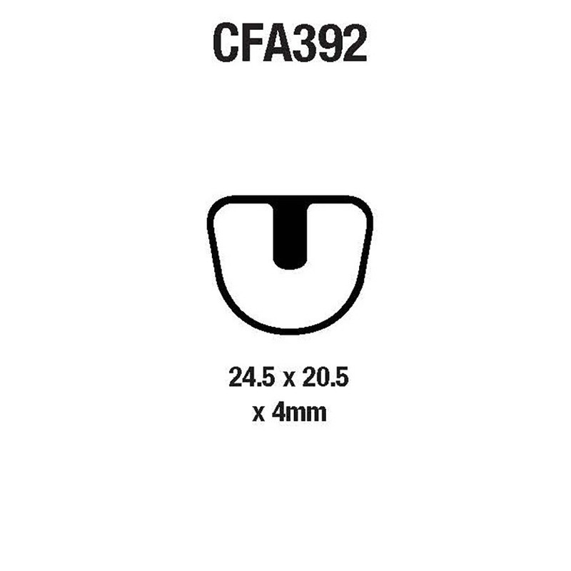 Brake Pads Mtb CFA392 Brake Pads EBC
