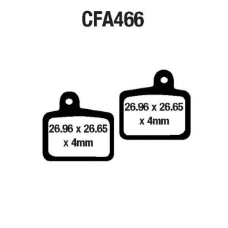 Brake Pads Mtb CFA466 Brake Pads EBC