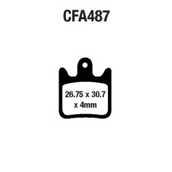 Pastiglie Mtb CFA487 Plaquettes de frein EBC