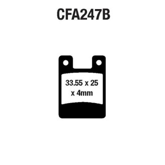 Brake Pads Mtb CFA247BHH Brake Pads EBC