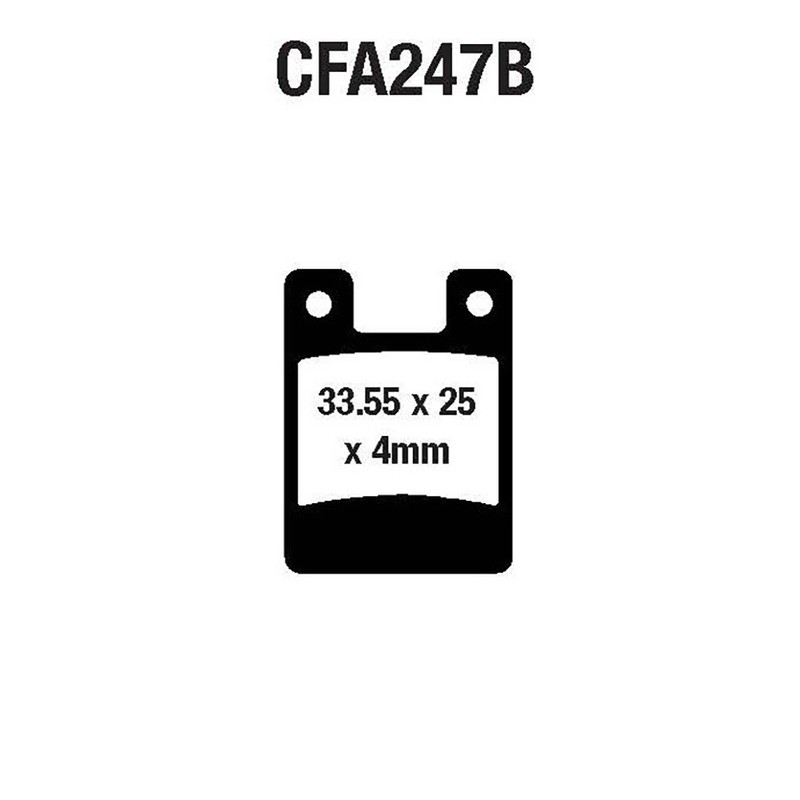 Brake Pads Mtb CFA247BHH Brake Pads EBC