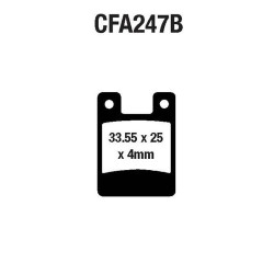 Brake Pads Mtb CFA247BHH Brake Pads EBC
