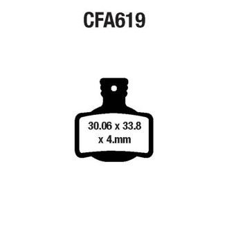 Brake Pads Mtb CFA619HH Brake Pads EBC