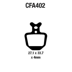 Pastiglie Mtb CFA402R Plaquettes de frein EBC